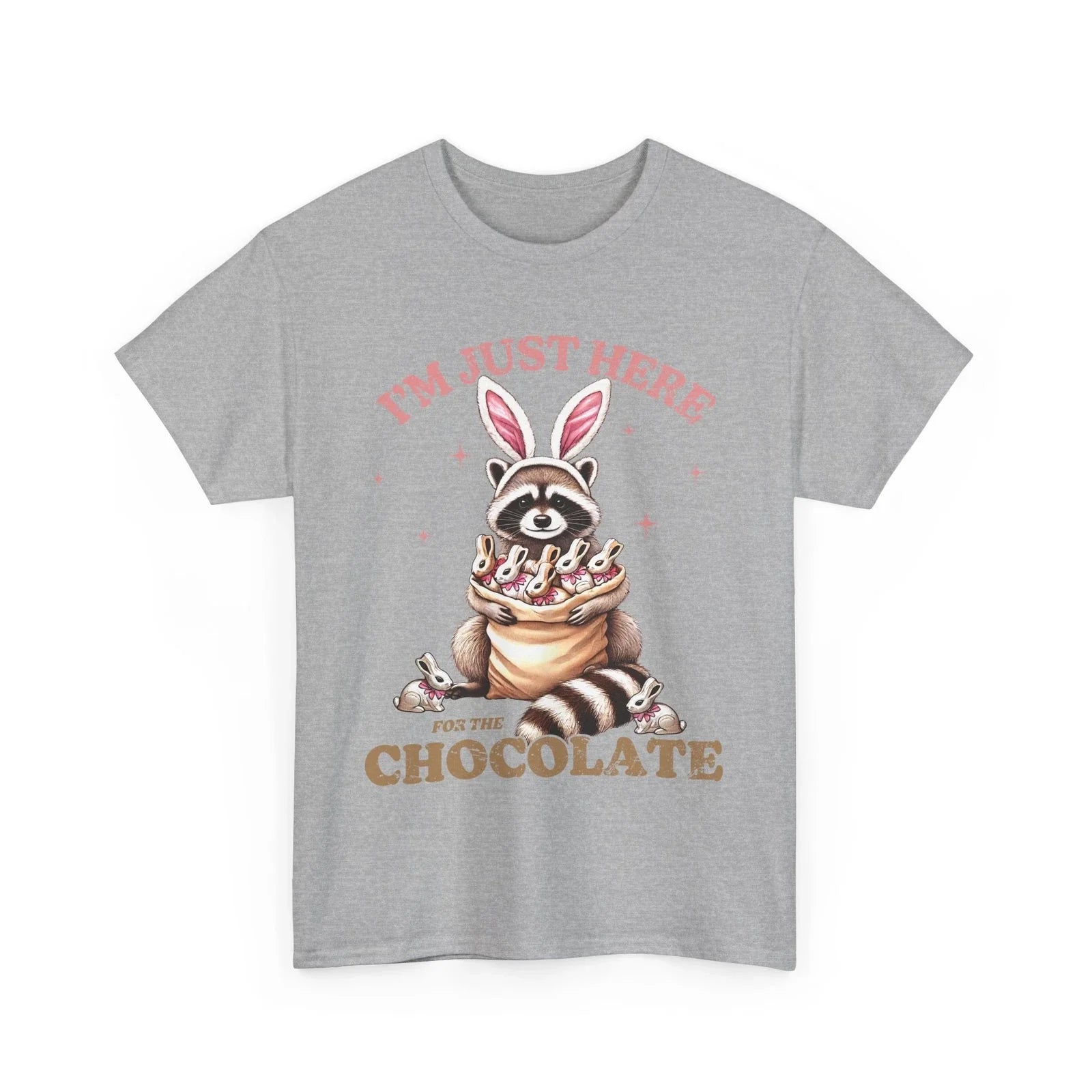 I'm Just Here For The Chocolate T-Shirt - Hilarious Quote Tee for Everyday Fun