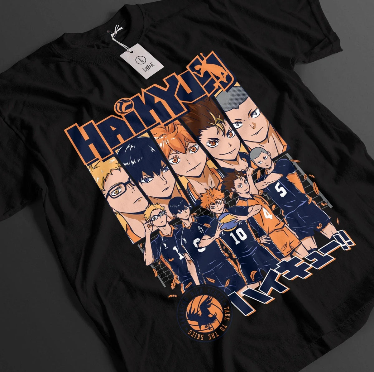 Haikyuu Shirt Shoyo Hinata Tshirt Kageyama T-Shirt Tsukki Kuroo Sport Anime Tee