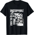 Streetwear Graphic Dark Skull Urban Aesthetic, Mens Fashion T-Shirt