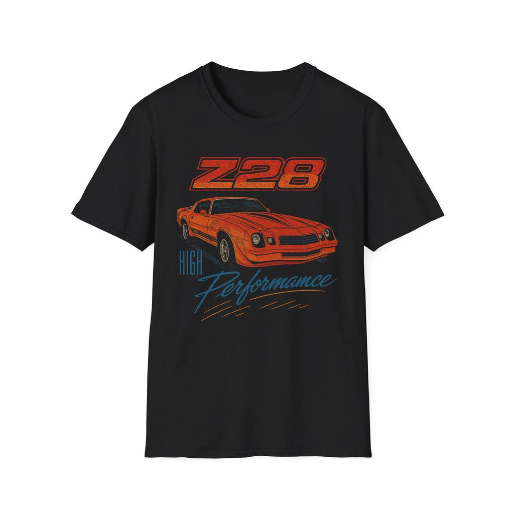 1981 Camaro Z28 T-Shirt High Performance Muscle Car Vintage Chevy Racing Tee