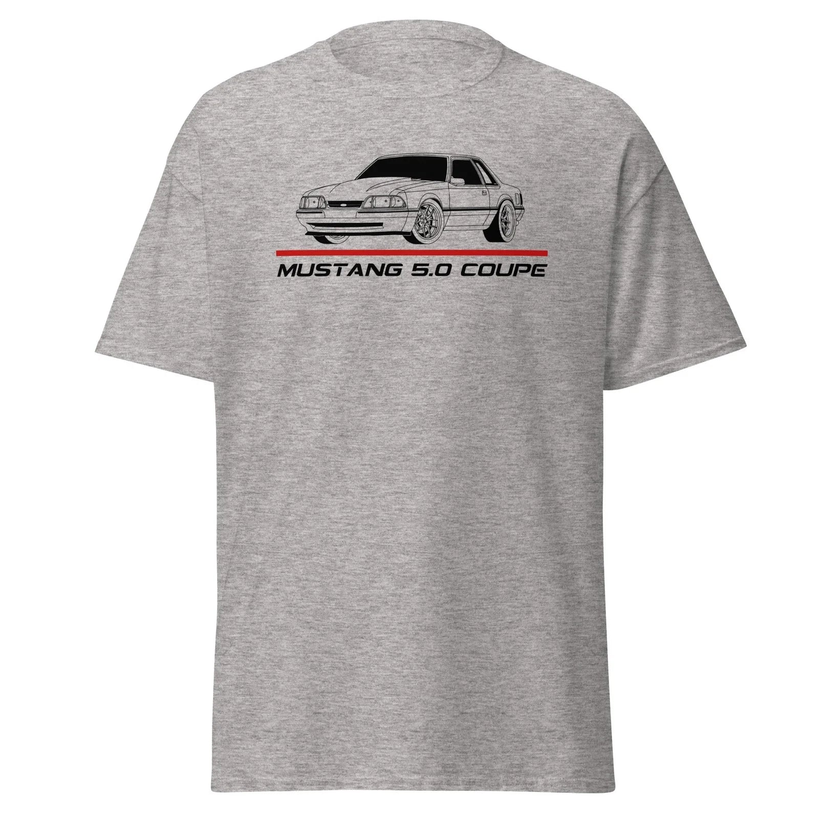 Mustang 5.0 Coupe Pushrod Foxbody Street Racing Style Graphic T-Shirt Gift