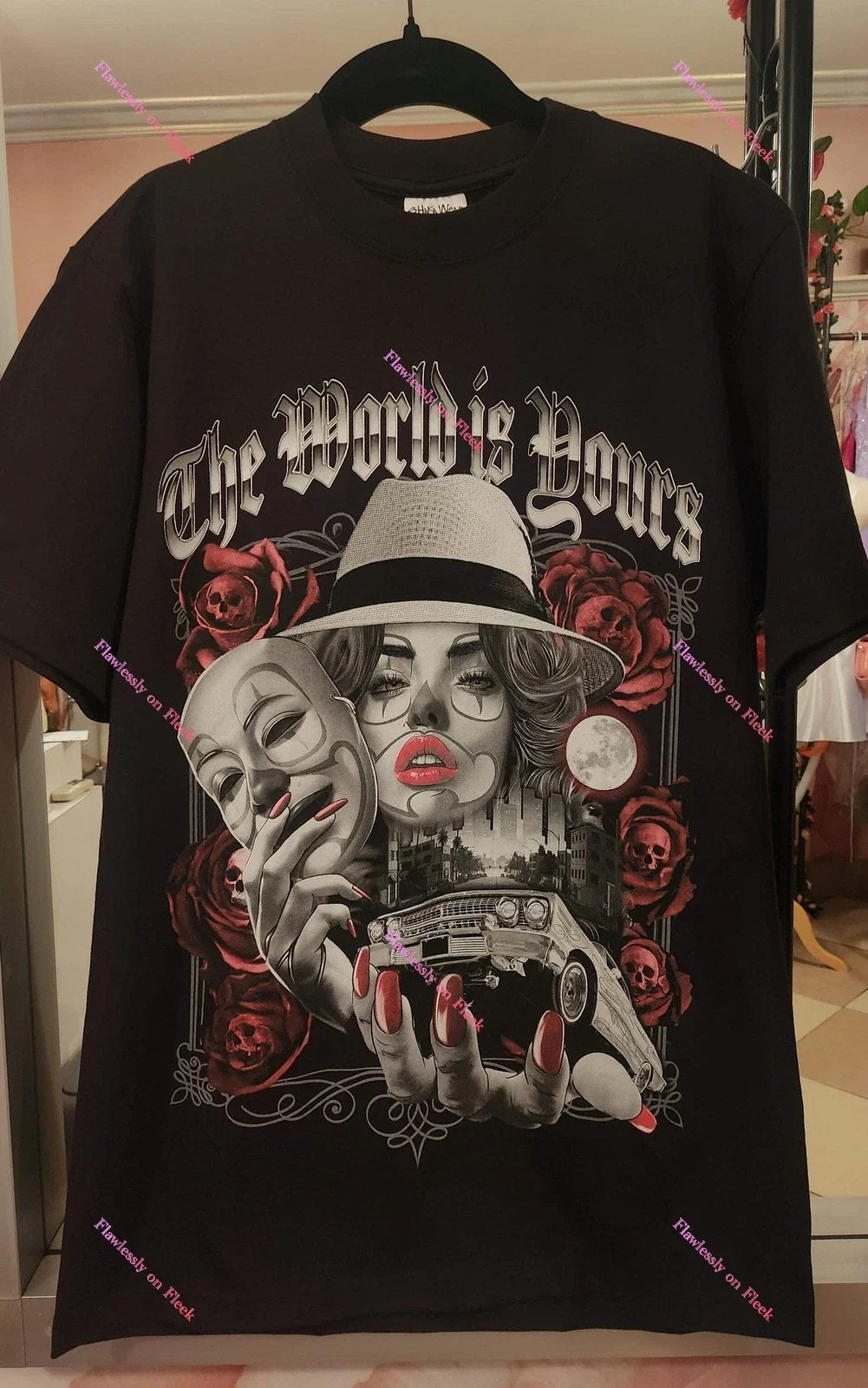The World is Yours Chicano Art T-Shirt