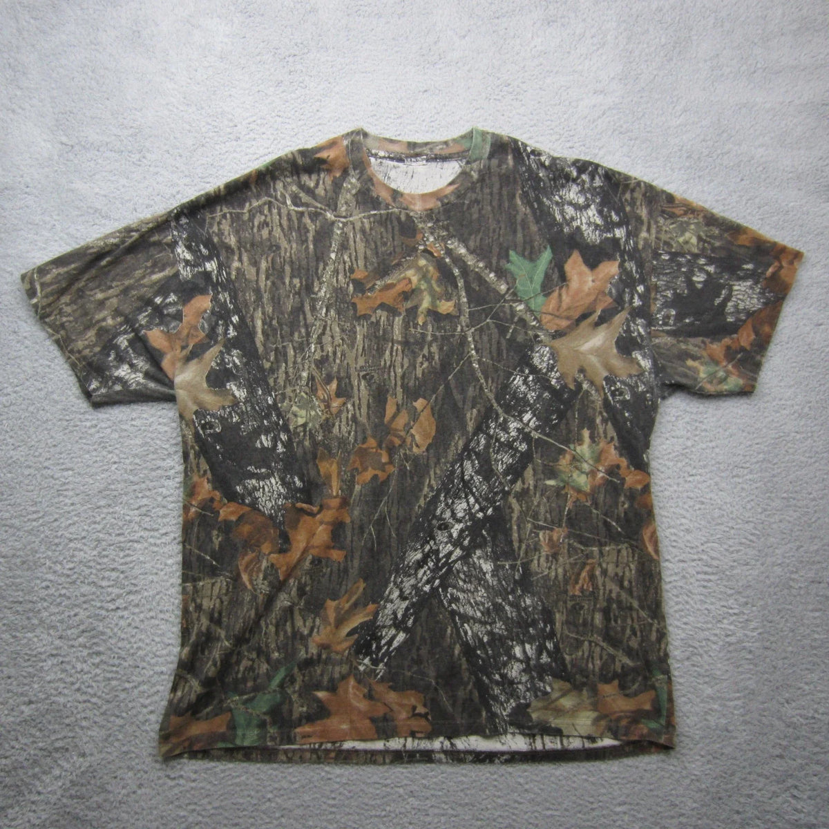 VTG Mossy Oak Shirt Mens XXL Breakup Camo Camouflage Hunting Oversized