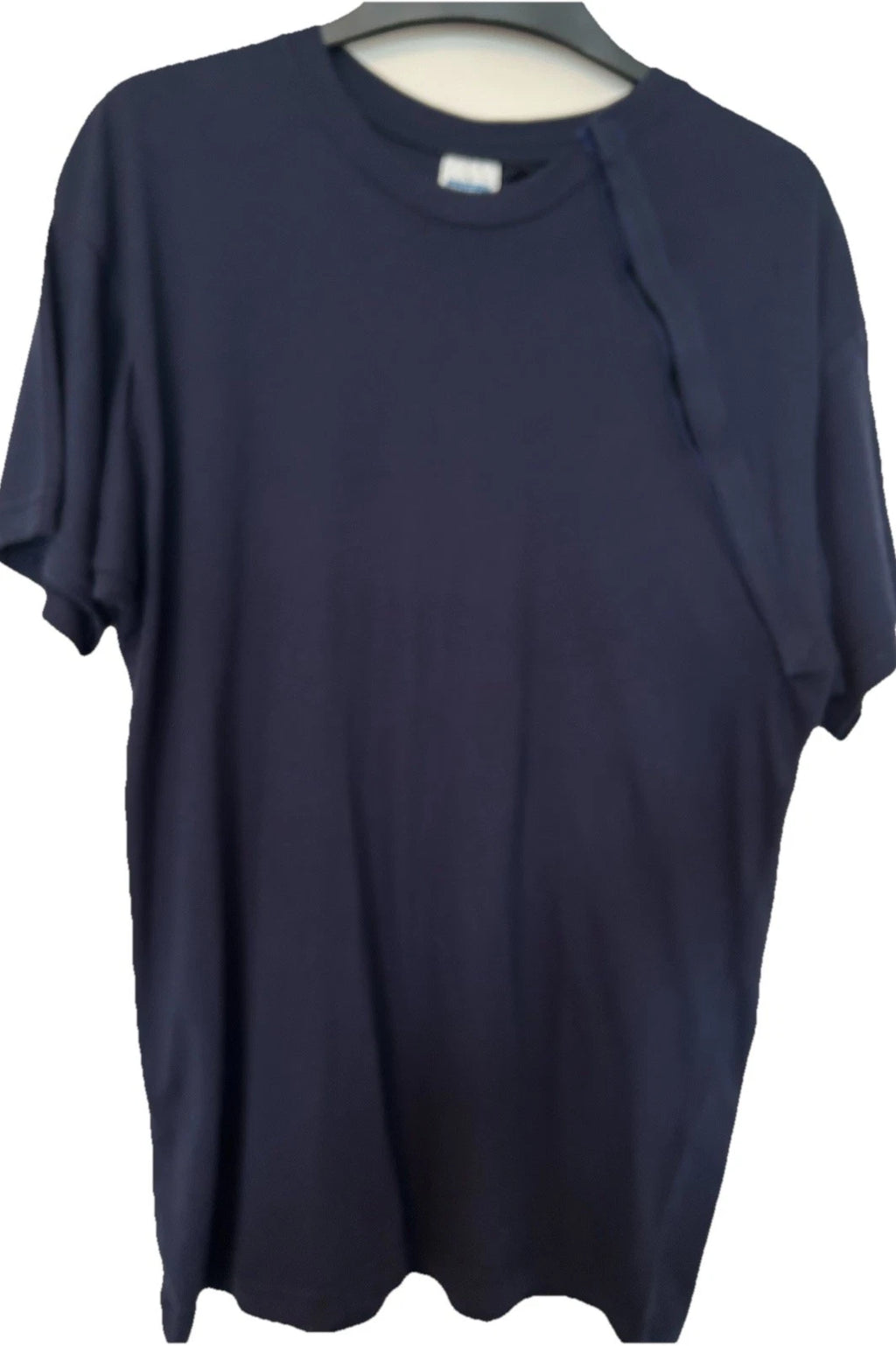 Adapted T-Shirt, Men’s Women’s disabled, Hook & Loop Medical Access Lines, Gown