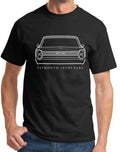 1968 Plymouth Sport Fury Classic Front End Design Tshirt NEW
