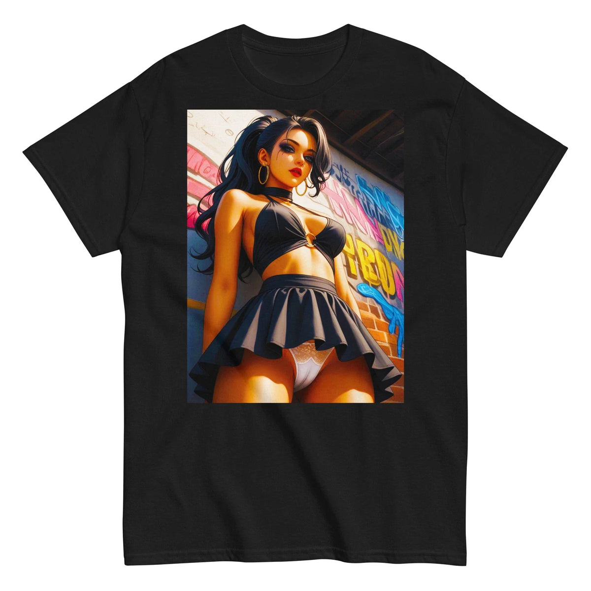 Hot Ecchi Anime Girl Hentai Sexy Manga Waifu Short-Sleeve Unisex T-Shirt