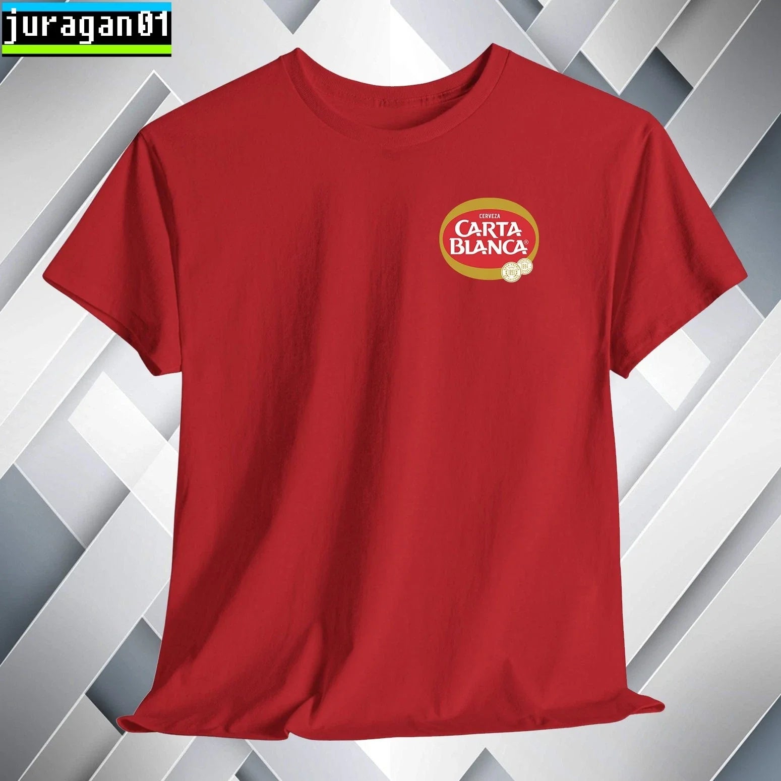 Carta Blanca Mexican Beer T-Shirt Logo Many Colors Size S to 5XL Made in USA