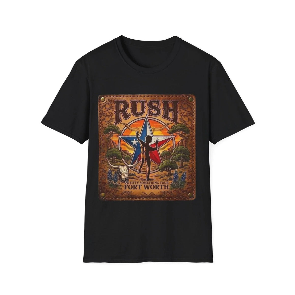 Unisex Soft Cotton T-Shirt.  Rush Fifty Something. Fort Worth Texas