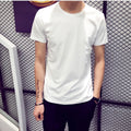 Stylish Men's Loose Fit Tee with Short Sleeves Suitable for Various Activities