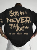 new Men’s Street Style Letter Print Oversized T-Shirt – Bold Urban Essentials