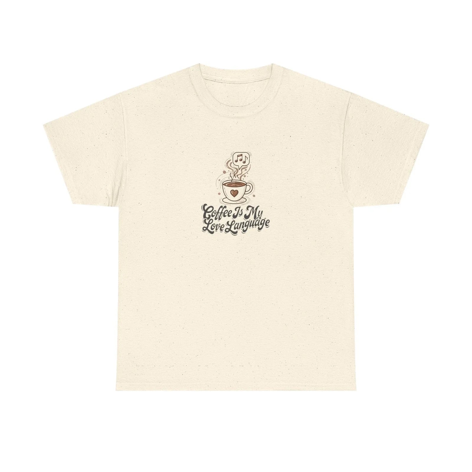 Coffee Is My Love Language Tee | Cute Coffee Cup Illustration