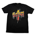 Wrestling “Hot Rod” Lightning Graphic Tee Black Lg Street Art Heavy Metal Style