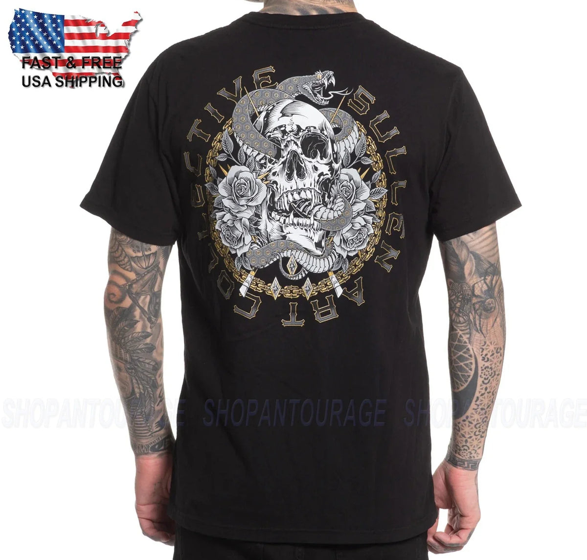 Sullen Art Collective Rituali Premium Fit SCM7058 T-Shirt Per Uomo