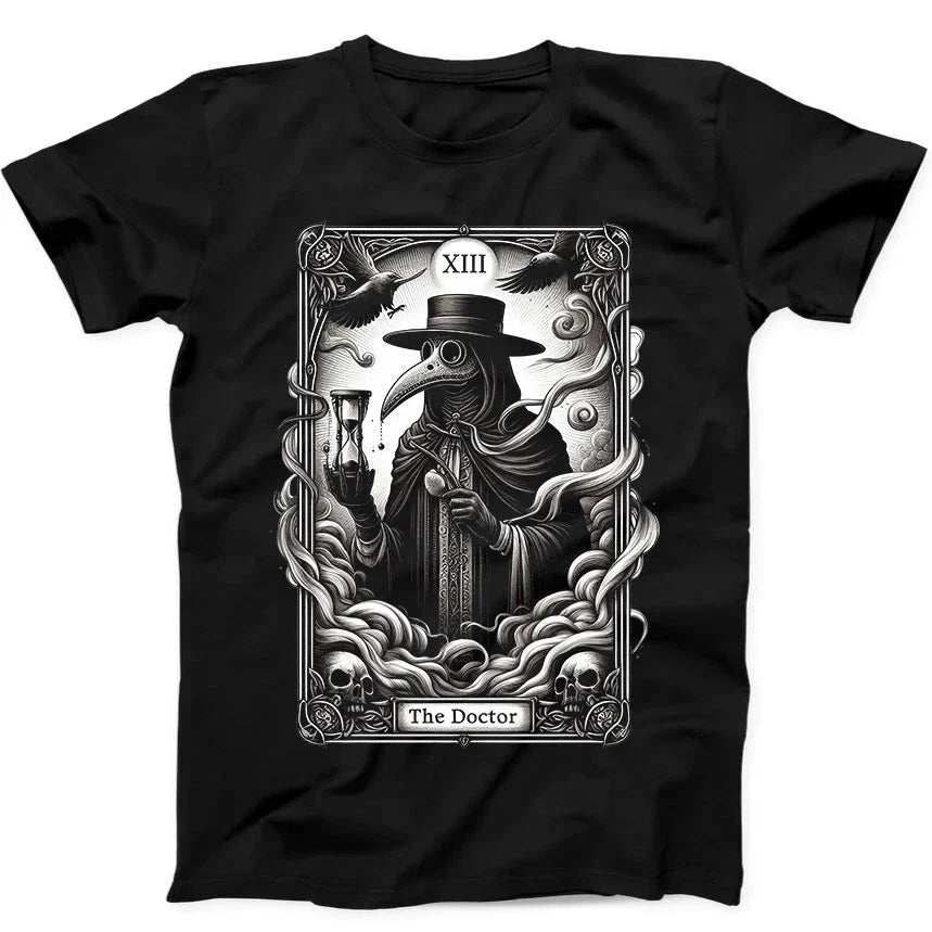 Tarot Card Plague Medical Doctor Funny Gift  Tee T Shirt 328