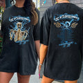 The Offspring Supercharged Worldwide Tour Swinging Skeleton 2026 T-Shirt