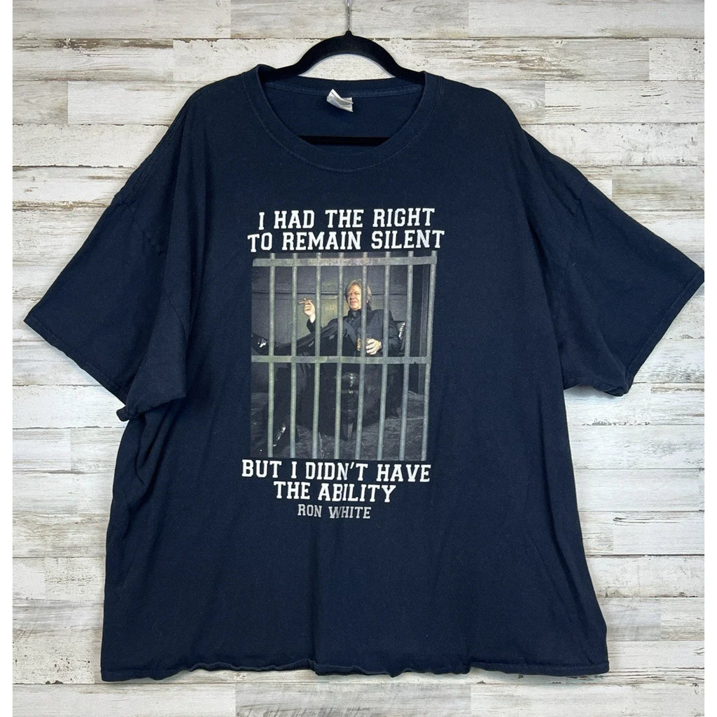 Ron White Comedy T Shirt 3XL Gildan Heavy Cotton Right to Remain Silent