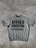 VTG Dsquared2 Handcrafted Print Logo Men's Tee