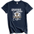 Graphic Designer Fueled By Coffee Funny T-Shirt Gift for Graphic Designer