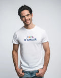 Men's Short Sleeve T-Shirt White, DAD OF LOVE COLORED