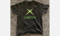Original Xbox logo green black tee Vintage Gaming Shirt Y2k Xbox