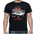 Ram White Truck Hemi Shield Logo Tee Cool t'shirt Black Dodge