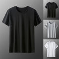 Men Plus Size Ice Silk Quick Dry Short Sleeve T Shirt for Sports and Daily Wear