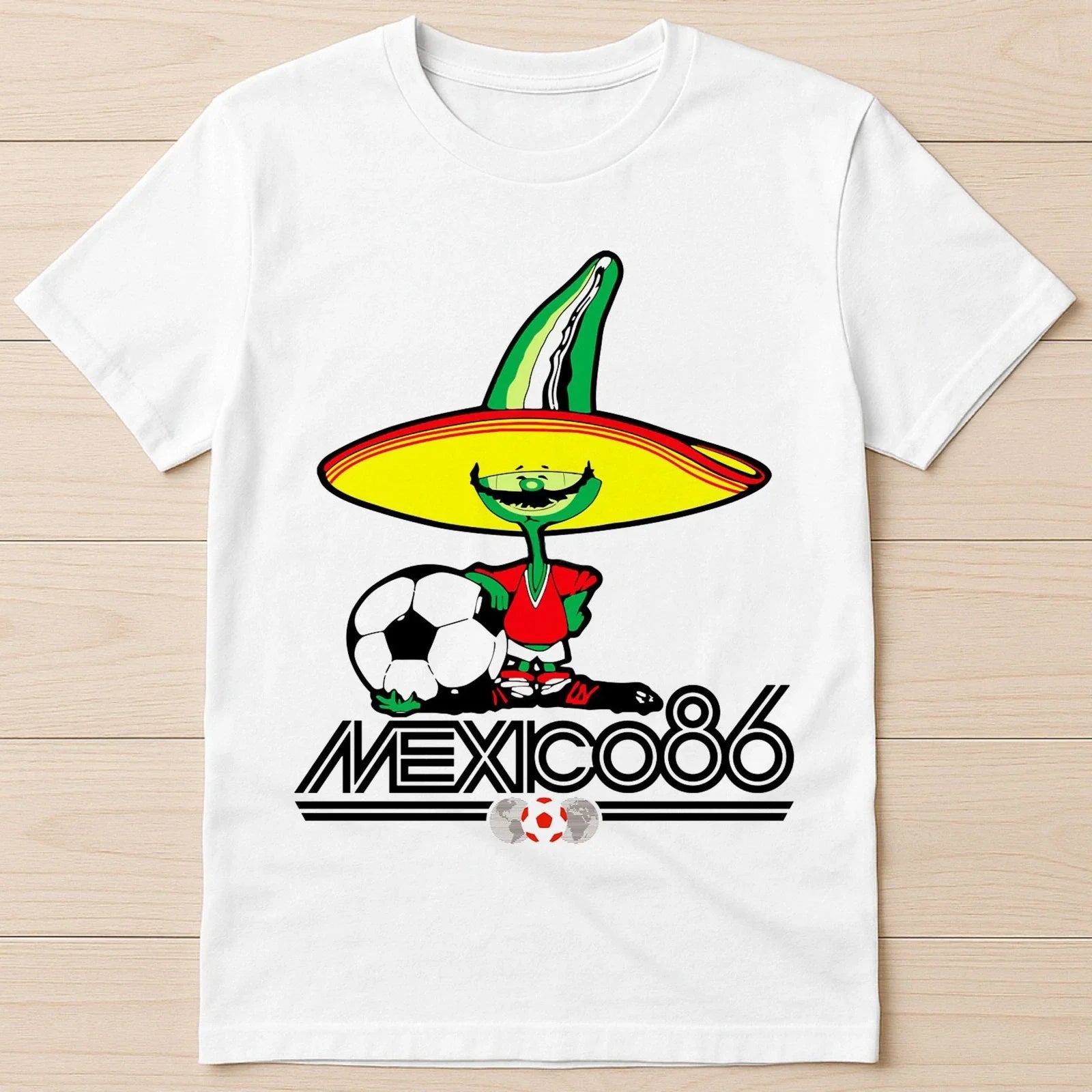 Mexico 86 World Cup Soccer 80s 90s Football Argentina Gift Tee T Shirt 1514