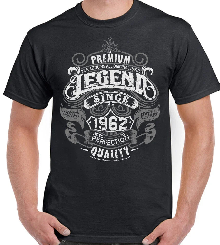63rdBirthday 1962 Mens Funny T-Shirt 63 Year Old Top Premium Legend Since