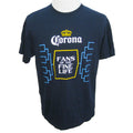CORONA BEER Men's (Size Large) Blue Short Sleeve Graphic T-Shirt Mexico Lager