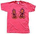The Simpsons Kang & Kodos Retro Vintage Style T-Shirt Red Soft Style Gift Idea