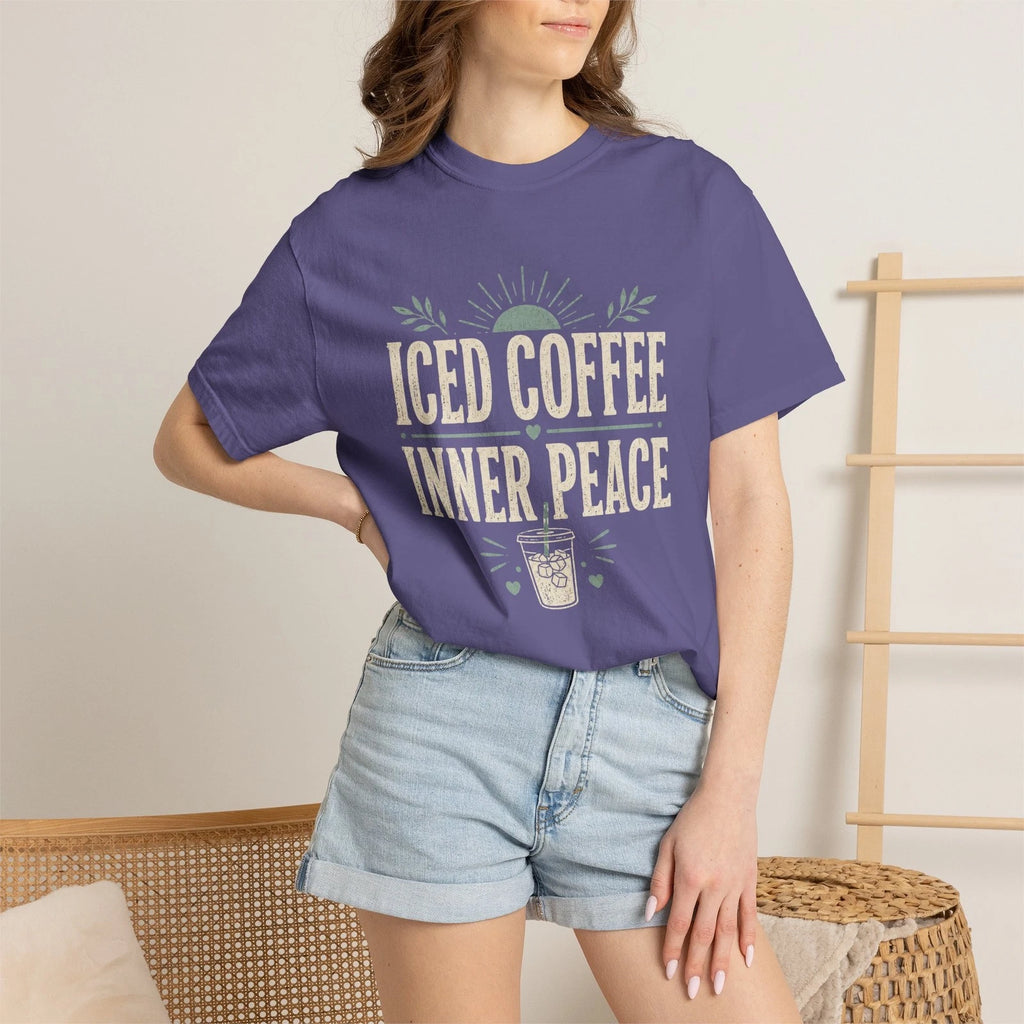 Iced Coffee Inner Peace T-shirt | Coffee Graphic Tee