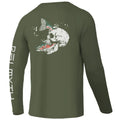 Fishing Shirts for Men Long Sleeve UPF 50+ T Shirt Sun Protection Tee (Milita...
