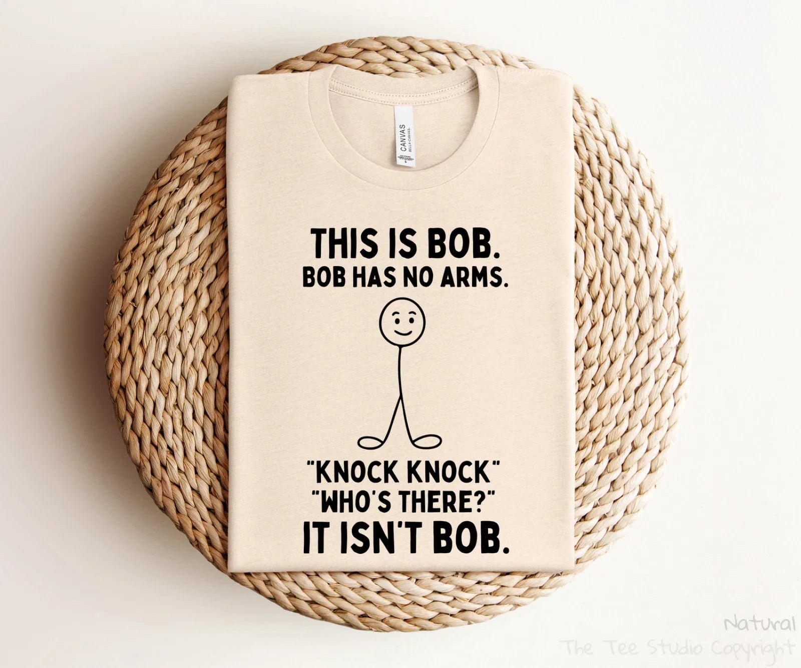 Silly Funny This Is Bob. Bob Has No Arms T-shirt Sarcastic Gifts Funny Shirt