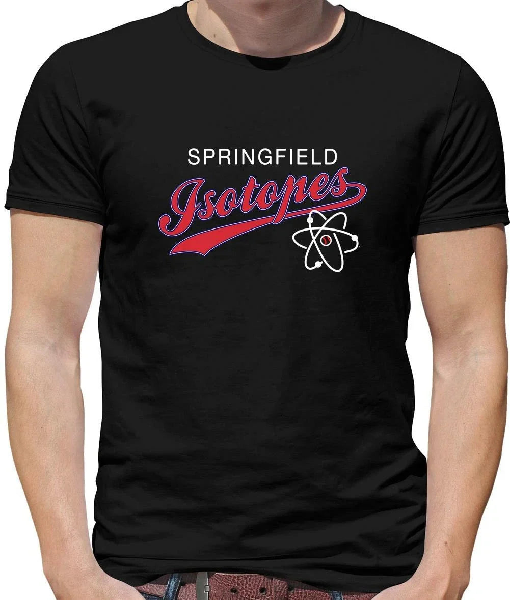 Springfield Isotopes Mens T-Shirt - Homer - Baseball - TV - Cartoon - Funny