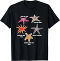 Sea Star Types Starfish Species Underwater Marine Starfish Gift Unisex T-Shirt