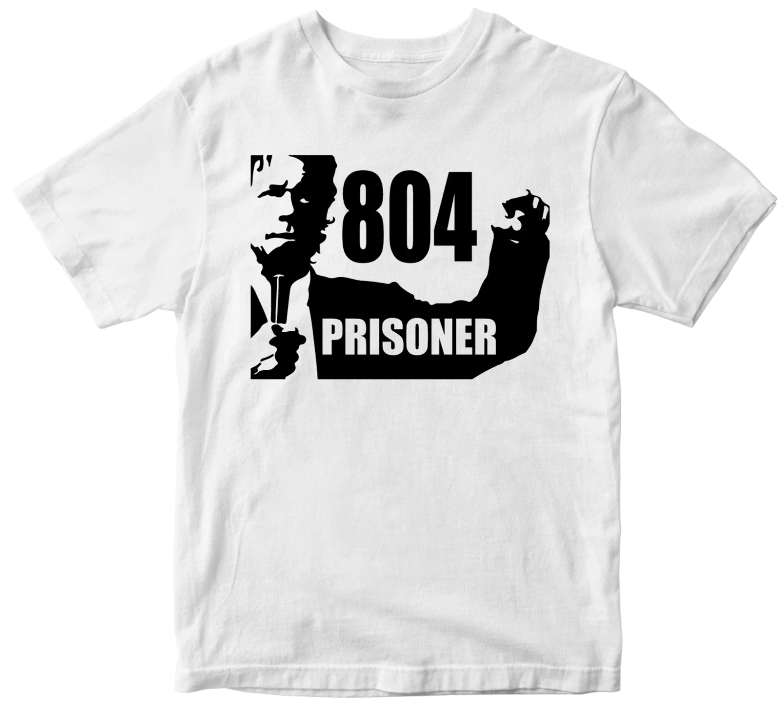 PRISONER NO 804 T-shirt PTI LEADER IMRAN KHAN SUPPORTER RELEASE PROTEST PAKISTAN