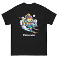 Whitewater Doge Skiing Funny Ski Skier Dog Meme Cute Shirt T-Shirt