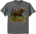 Moose T-shirt Mens Gifts Graphic Tees Clothing Nature Wildlife Shirts