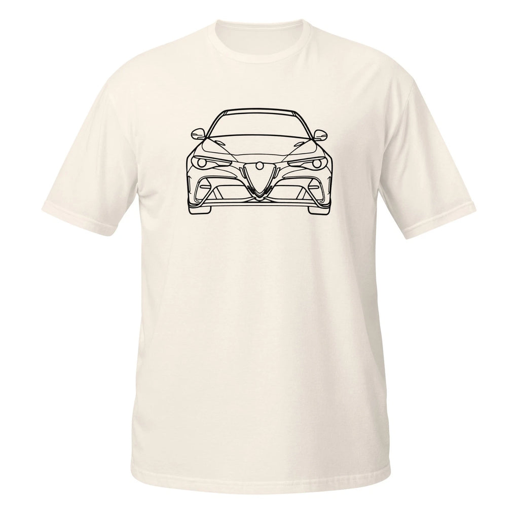 Comfy T-Shirt For Alfa Giulia GTAm 2020 Car Lovers Birthday Gift Stylish Tee