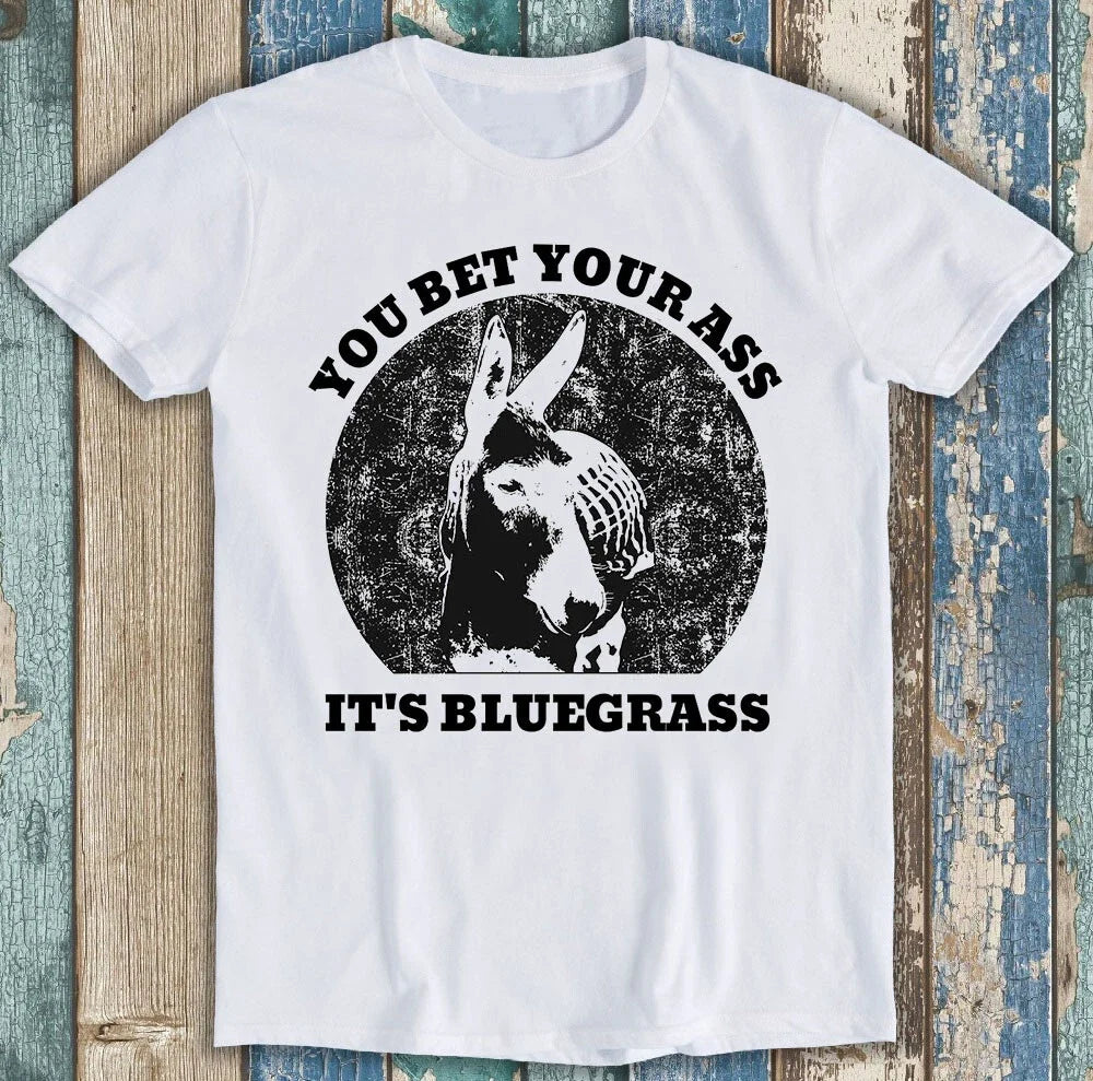 You Bet Your Ass It’s Bluegrass Kentucky Donkey Banjo Festival Tee T Shirt M1264