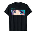 Anime Girl Eyes Pastel Aesthetic Otaku Art T-Shirt