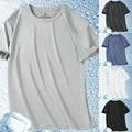 Efficient Quick Drying Fitness Tee for Men with Stylish Crew Neck Design