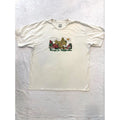 Vans Forage for Happiness Graphic T-Shirt Mens XL Cream Off White Dog Mushroom