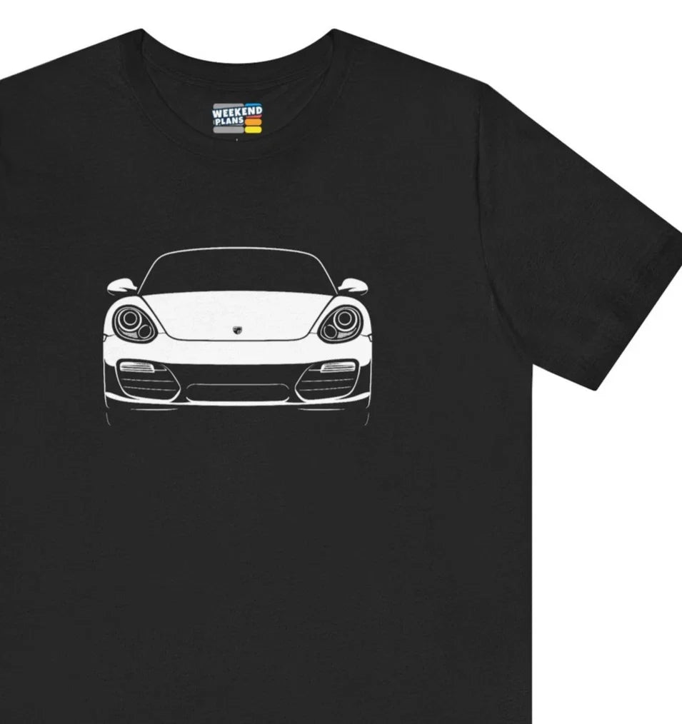 987.2 Porsche Boxster S Front Silhouette Shirt : 987 2009 - 2012 Graphic TShirt