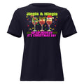 Women's Relaxed T-Shirt/Christmas Wine T-Shirt