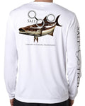 Salt Tech Saltwater microfiber Cobia fishing long sleeve life t shirt 50+ uv
