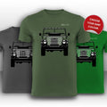Land Rover Lightweight Front View Super Cool hand printed T-Shirt