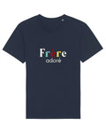 FRÈRE ADORÉ Men's Short Sleeve T-Shirt Color Navy Blue