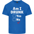 Am I Drunk Funny Beer Alcohol Wine Cider Guiness Mens Light Cotton T-Shirt