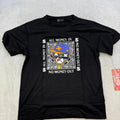 Waimea Graphic Tee Mens Large Black All Money In Bear Bandana Streetwear Shirt